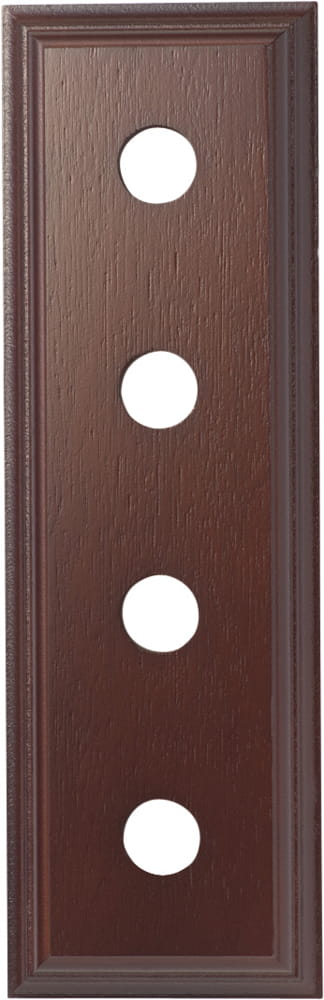 Switch Socket Block Classic Quad Cedar
