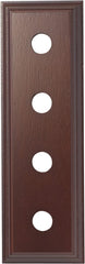Switch Socket Block Classic Quad Cedar