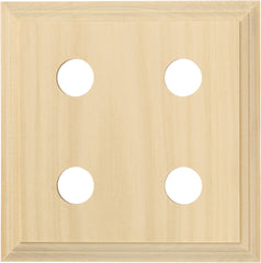 Switch Socket Block Classic Quad Pine