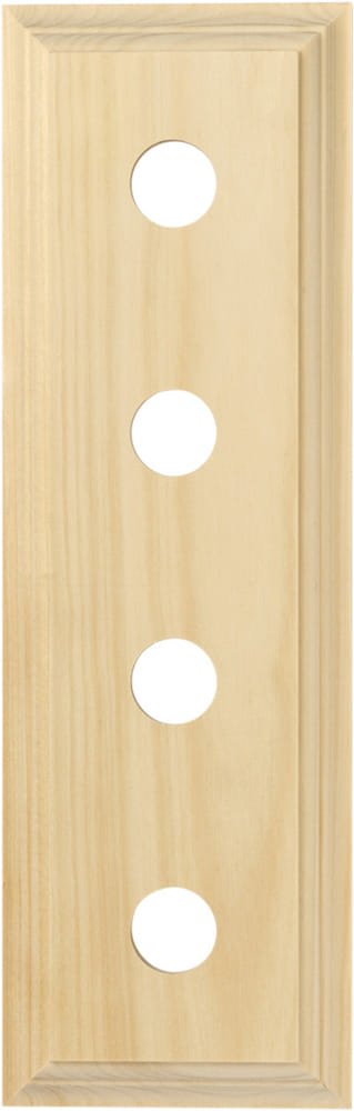 Switch Socket Block Classic Quad Pine
