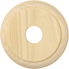 Switch Socket Block Traditional Round Single Pine