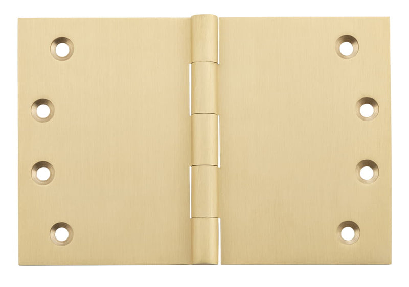 Hinge Broad Butt Satin Brass H100xW150mm