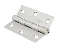 Fixed Pin Butt Hinge Stainless Steel 100x75x2.5mm