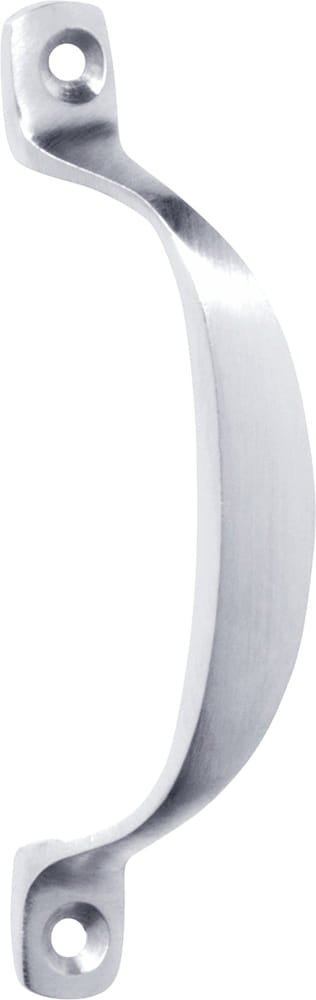 Pull Handle Offset Satin Chrome 100mm