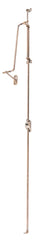 Fanlight Window Operator Antique Brass Unlacquered