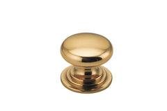 Cupboard Knob Sarlat Polished Brass 32mm