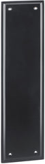 Push Plate Milton Matt Black H300xW75mm