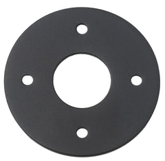 Adaptor Plate Pair Round Rose Matt Black D60mm