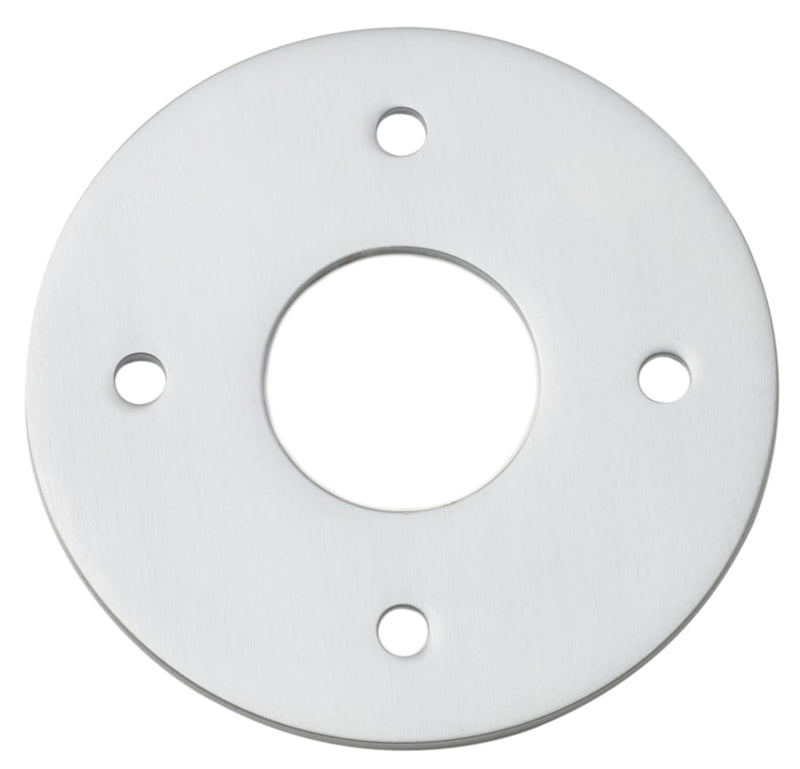 Adaptor Plate Pair Round Rose Brushed Chrome D60mm