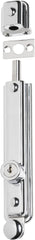 Surface Bolt Locking Zinc Alloy Chrome Plated 150mm
