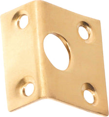 Right Angle Keeper Polished Brass Bolt 9mm