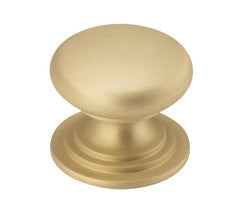 Cupboard Knob Sarlat Brushed Brass 38mm