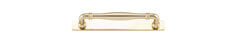 Cabinet Pull Sarlat With Backplate With Backplate Polished Brass 160mm
