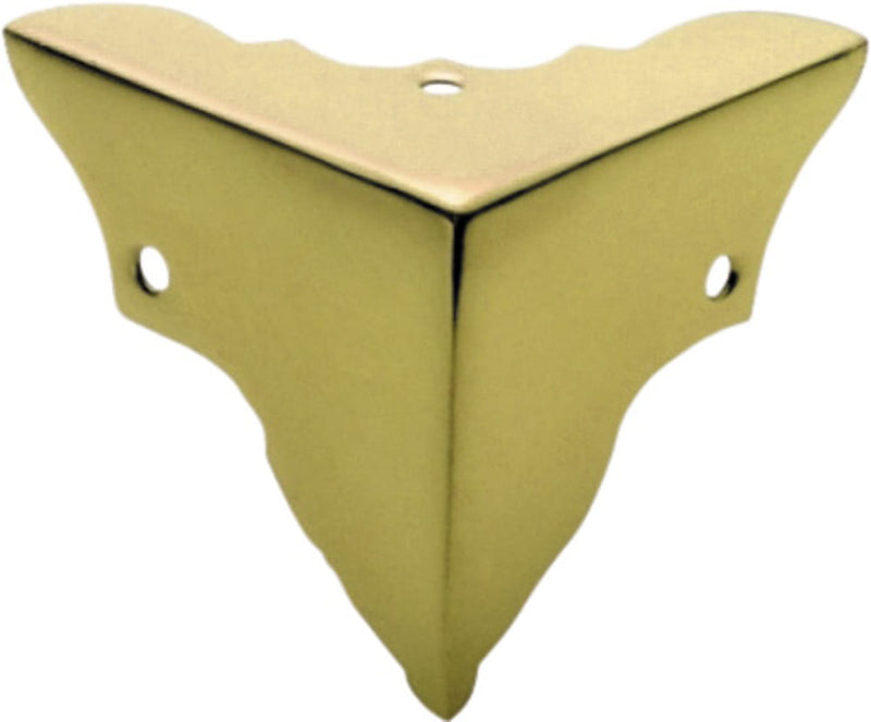 Box Corner Sheet Brass Large Polished Brass