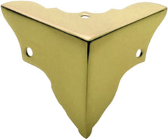 Box Corner Sheet Brass Large Polished Brass