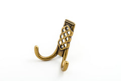 VENETIAN 86MM DOUBLE HOOK ANTIQUE BRASS