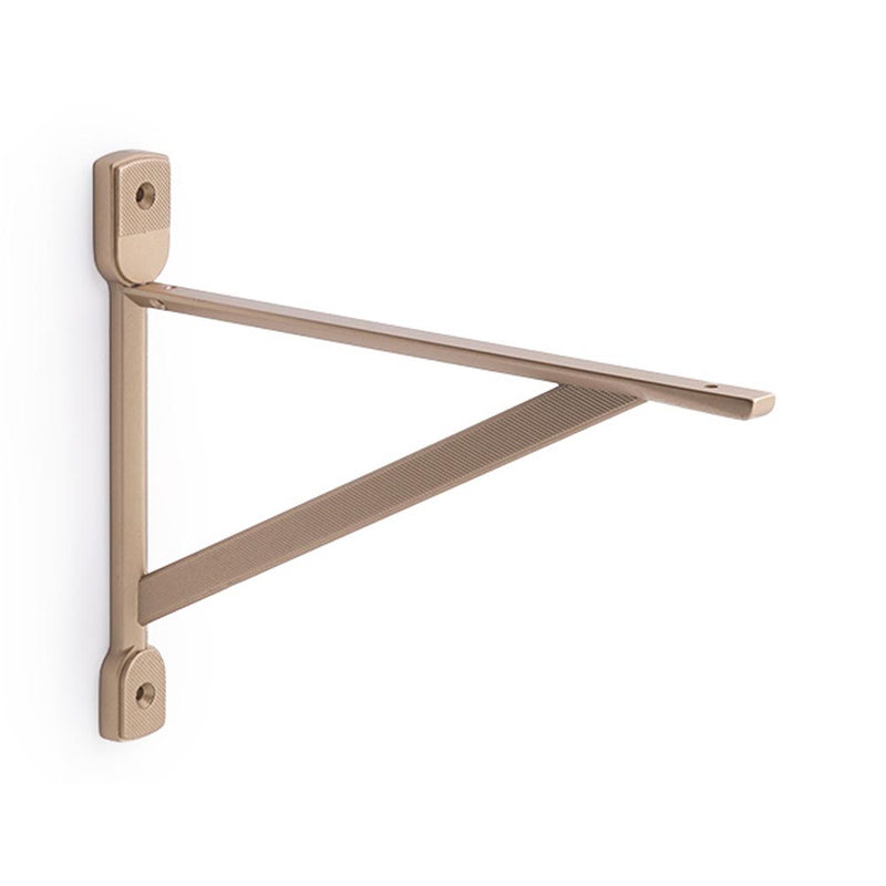 Monaco 250mm Shelf Bracket  Matt Gold