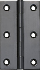Hinge Fixed Pin Matt Black H89xW50mm
