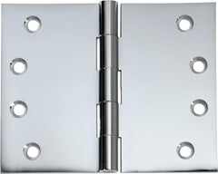 Hinge Broad Butt Chrome Plated H100xW125mm