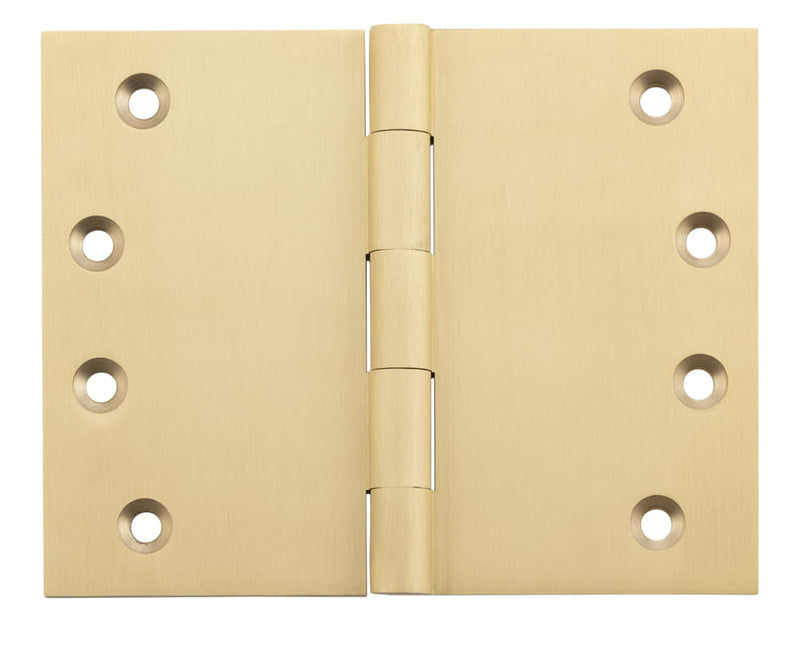 Hinge Broad Butt Satin Brass H100xW125mm