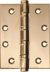 Hinge Ball Bearing Polished Brass H100xW75mm