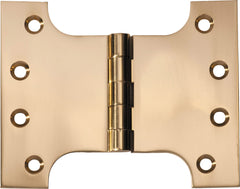 Hinge Parliament Polished Brass H100xW125mm