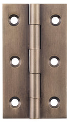 Cabinet Hinge Fixed Pin Antique Brass H63xW35mm