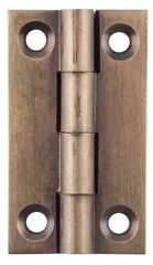 Cabinet Hinge Fixed Pin Antique Brass H38xW22mm
