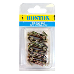 Sink Fixing Clip S/Steel Pk6