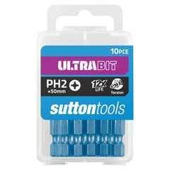 Driver Bit Ultra PH2x50mm 10pk Sutton