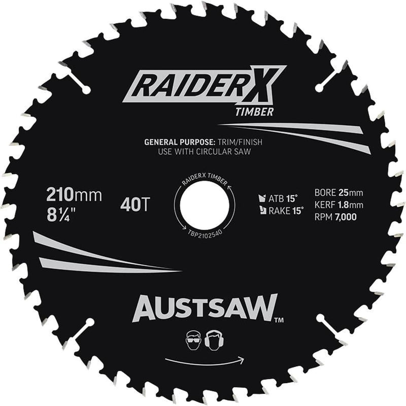 Predator Saw Blade 210mm x 40T