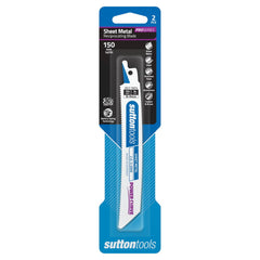Recip  Blade 150x19mm 14TPI Curved 2pk Sutton