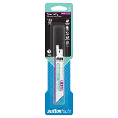 Recip Blade 115x19mm 18TPI 2pk Sutton
