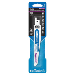 Recip Blade 150x22mm 10TPI 2pk Sutton