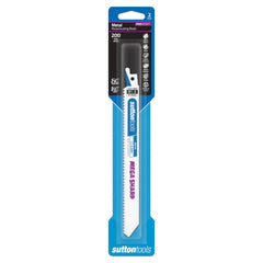 Recip Blade 200x19mm 8TPI 2pk Sutton