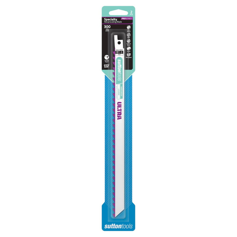 Recip Blade 300x19mm 3TPI 1pk Sutton