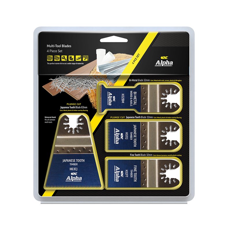 Blade Set Multi Tool 4pce