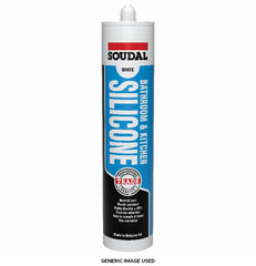 Bathroom & Kitchen Silicone 300ml White