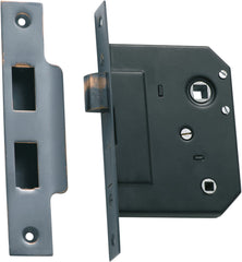 Mortice Lock Privacy Antique Copper CTC57mm Backset 57mm