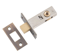 Privacy Bolt Antique Brass Backset 45mm