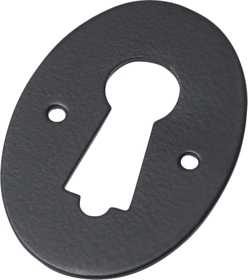 Escutcheon Pressed Matt Black