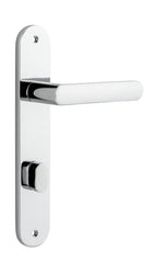 Door Lever Osaka Oval Privacy Pair Polished Chrome