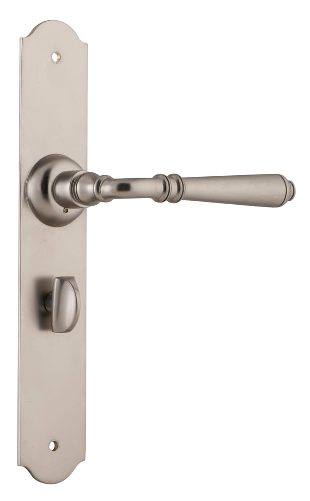 Door Lever Reims Privacy Pair Satin Nickel