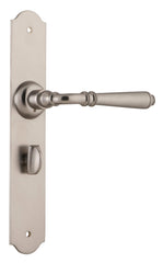 Door Lever Reims Privacy Pair Satin Nickel