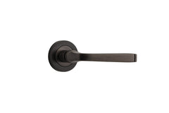 Door Lever Annecy Round Rose Signature Brass