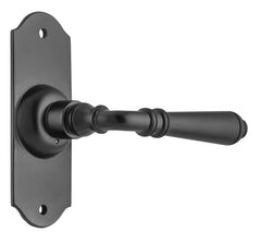 Door Lever Reims Latch Pair Matt Black