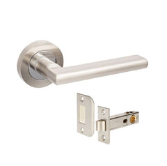 Zanda Epic Passage Set Brushed Nickel and Chrome Plated Two-Toned