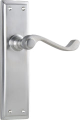 Door Lever Milton Latch Pair Satin Chrome