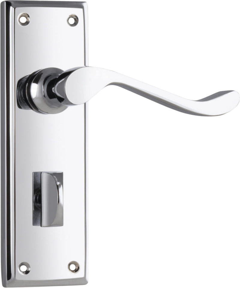 Door Lever Camden Privacy Pair Chrome Plated