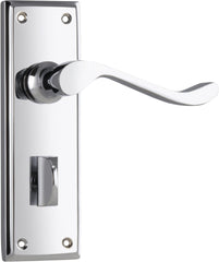 Door Lever Camden Privacy Pair Chrome Plated